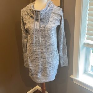 Athleta gray tunic turtleneck dress gray size XS NEW